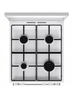   Gorenje GG5A14WJ Gáztűzhely, 4 gázégő, gázsütő, szikragyújtás, fém tetővel