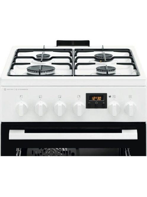 ELECTROLUX LKK560232W Kombinált tűzhely, SteamBake, AirFry, Multi 8, 58 l, sütővilágítás, grill, hangjelzés, digitális programóra