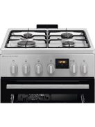 ELECTROLUX LKK560232X Kombinált tűzhely, SteamBake, AirFry, Multi 8, Termosztát, 58 l, sütővilágítás, grill, digitális prog.óra, grill
