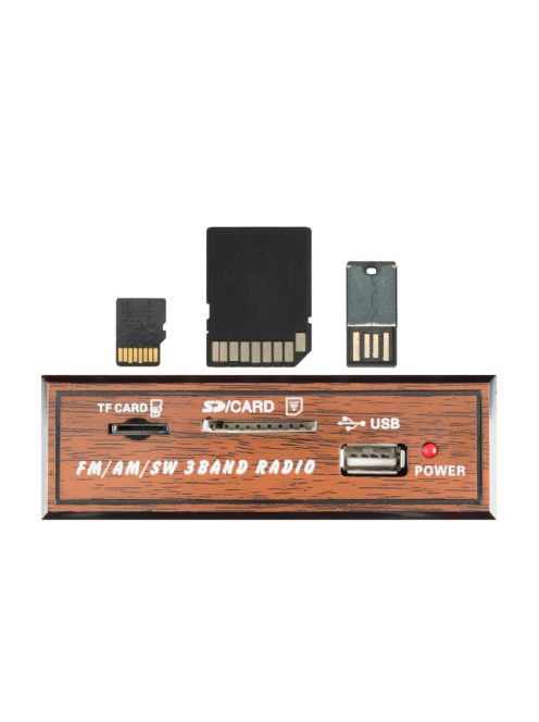 SAL RRT 3B retro táskarádió, multimédia lejátszó, BT, USB/MicroSD, AUX, Rádió, ~12 óra üzemidő