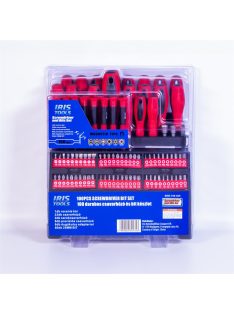   IRIS TOOLS SDB-100-025 100 darabos csavarhúzó és bit készlet